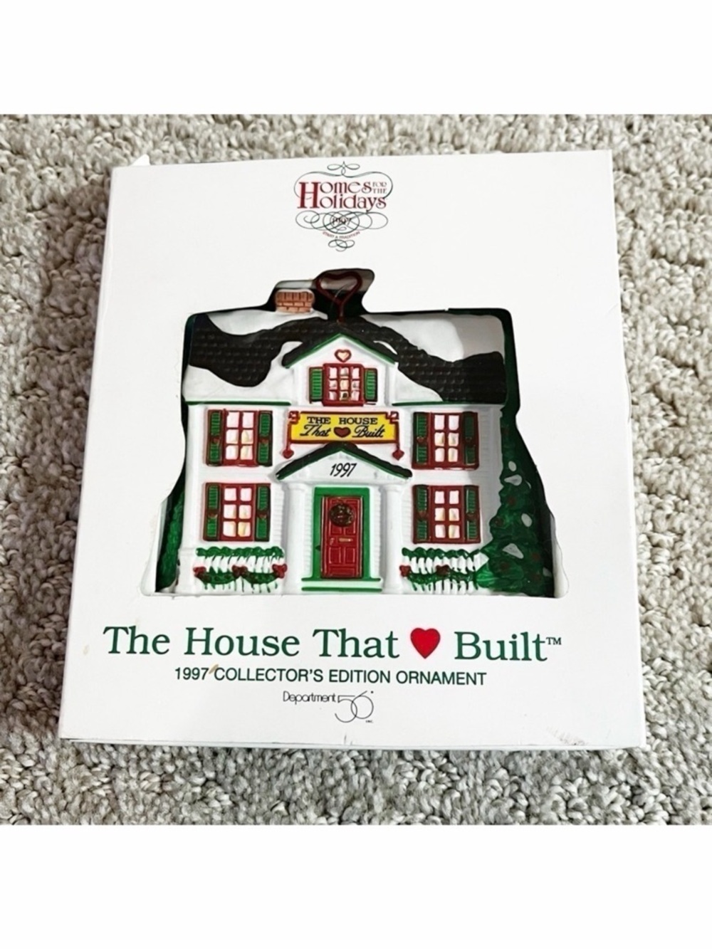 Dept 56 Ronald McDonald House Christmas Ornament The House That Love Built 1997